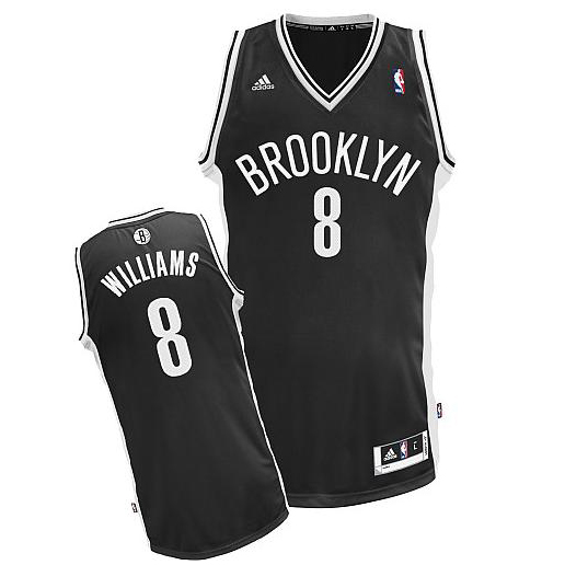Camiseta Williams #8 Brooklyn Nets Negro - Haga un click en la imagen para cerrar